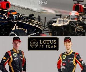 пазл Lotus F1 Team 2013